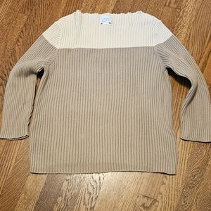 Ann Taylor LOFT Two Tone Sweater